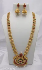 Copper Necklace with Earrings for Women 