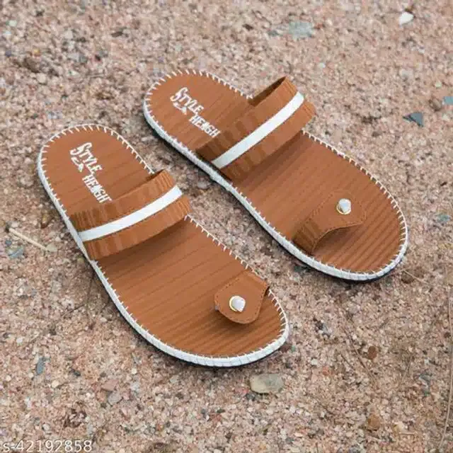 Slippers for Men (Tan, 10)