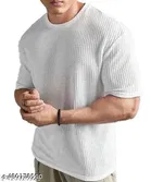 Cotton Blend T-shirt for Men, White 