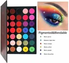 Eyeshadow Palette 35 Color Makeup Palette Highlighters Eye Make Up High Pigmented Professional Matte and Shimmery Finish - Multicolor