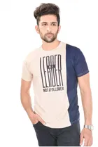 Men's Round Neck Printed T-shirt 