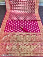 Banarasi Silk Zari Woven Saree for Women 