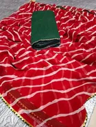 Georgette Printed Saree for Women 