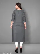 Embroidered Rayon Kurti for Women 