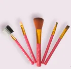 Colorstock Beauty 5 Pcs Makeup Brushes Set (Pink, Set of 1)