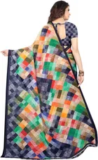 Georgette Printed Saree for Women 