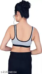 Solid Cotton Blend Everyday Bra for Women, Pack of 3 
