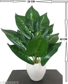 Plastic Artificial Flower With Pot,Multicolour
