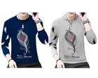 Round Neck Printed T-Shirt for Men 
