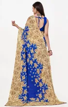 Georgette Printed Saree for Women 