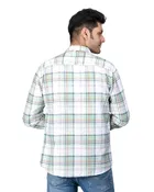 Poly Cotton Full Sleeves Chequered Shirt for Men 
