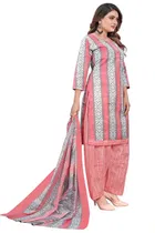 Cotton Printed Kurta with Pant & Dupatta 