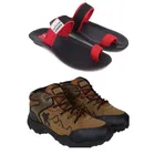 Combo of Casual Shoes with Flipflops for Men 