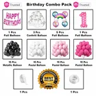 Rainbow Theme 1st Happy Birthday Decoration,Multicolour,Set Of 1