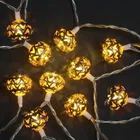 10 LED Metal Round Shape Balls Diwali Decoration Light