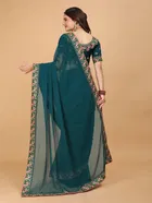 Georgette Self-Design Saree for Women 