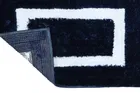 Qaleen Microfiber Bath Mat [16x24 Inc] Blue