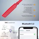 TECHFIRE Hi-Bass Bluetooth Neckband [Red]