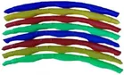 Adjustable Plastic Hula Hoop Ring Set for Kid (Multicolor, Set of 1)