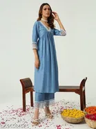 Acrylic Printed Kurta Set for Women 