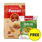 Pansari Chakki Fresh Atta 10 Kg + Pansari Dalia 500 g Free