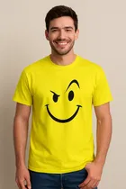 Round Neck Printed T-Shirt for Men 