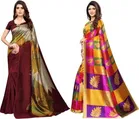 Khadi Silk Printed Saree for Women 