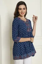Cotton Printed Top for Women 