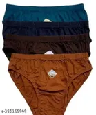 Cotton Blend Briefs For Women (Multicolor, L)