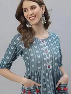 Cotton Printed Anarkali Kurti for Women 