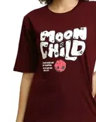 Round Neck Printed T-Shirt for Women 