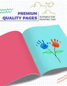 Oddy A 4Scrap book colored pastale sheet 16 pages For Kids Projects, School, DIY Art and Craft 