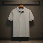 Cotton Blend Polo Neck T-Shirt for Men 