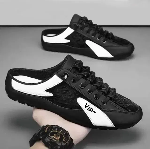 Daily Wear Sneakers For Men (Black, 10) (OS)