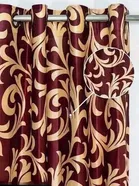 Alaqsa Abstract Polyester Door Curtain 7Ft Combo 