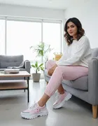 Casual Shoes for Women, Pink 