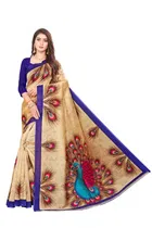 Art Silk Printed Saree for Women 