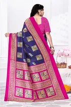 Cotton Silk Abstract Saree for Women 