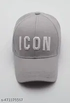 Printed BaseBall Cap for Men, Grey