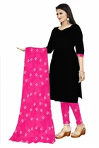 शारदा क्रिएशन क्रेप फ्लोरल प्रिंट सलवार सूट अस्टीचड 