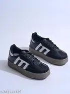 Shoetopia Girls Sneakers Black 