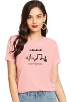 Half Sleeves Printed T-shirt for Women & Girls 