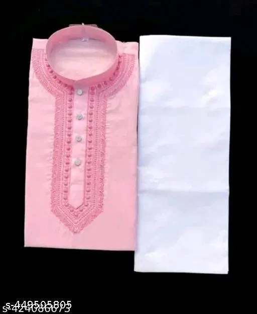Cotton Kurta Set for Men (M)