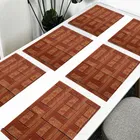PVC Printed Dining Table Placemats 