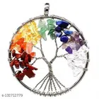 7 Chakra Tree Pendant (Multicolor)