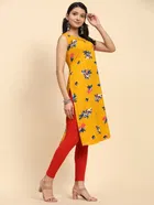 Crepe Printed Kurti for Women 