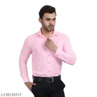 Cotton Blend Solid Full Sleeves Shirt for Men 