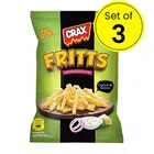 Crax Fritts Cream & Onion 56 g (Pack of 3)