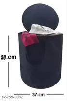 PVC Laundry Basket, Maroon ,  