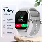 TecSox H9 Pro Max BT Calling, Fitness tracking Multiple Watch,Sleep Monitor,Heart & SpO2 Smartwatch, Grey Strap, Free Size